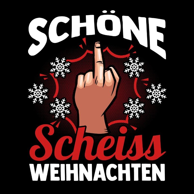 Weihnachtsmann Schöne Scheiß Weihnachten