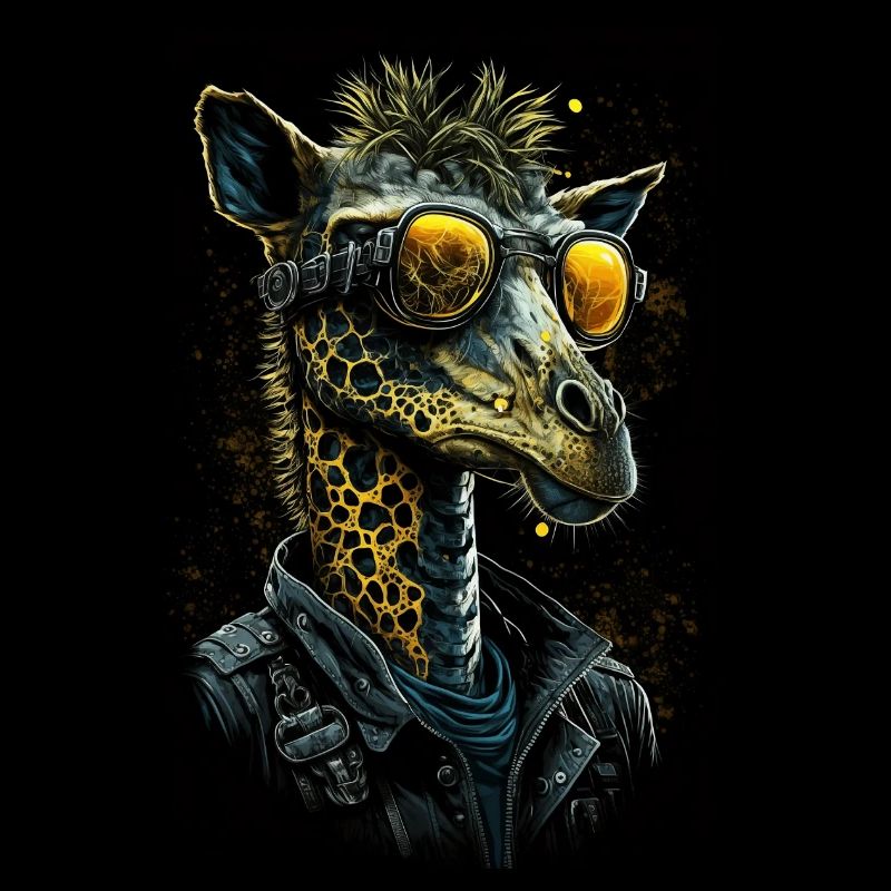 Cool Punk Giraffe