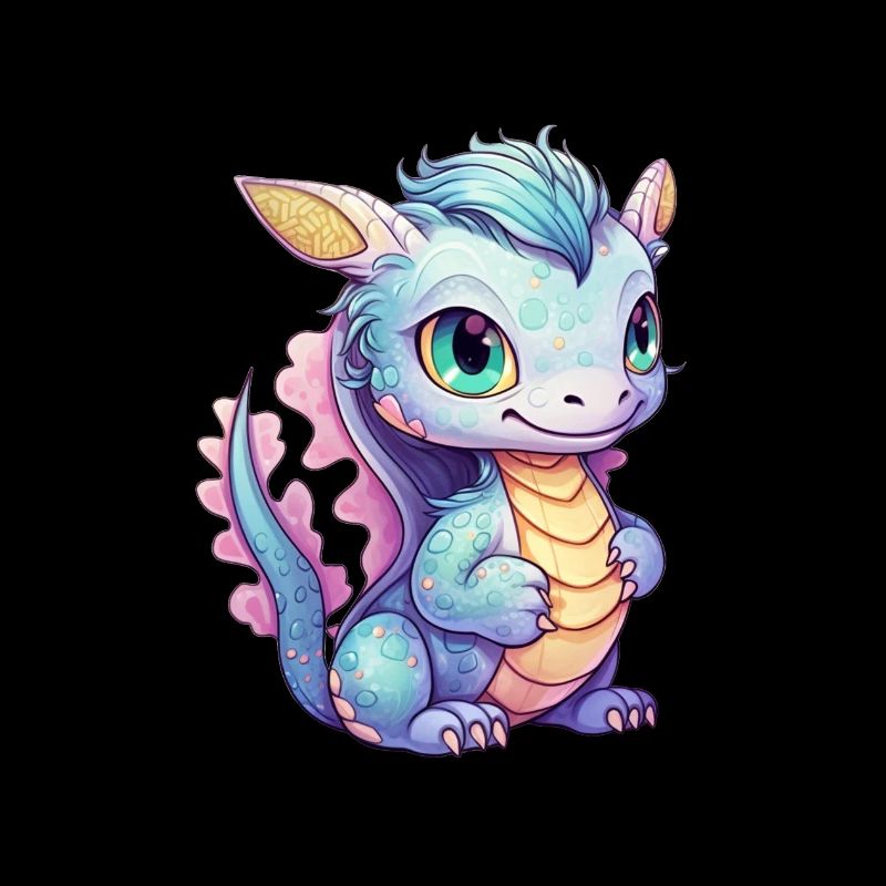 Drache Kawaii Zeichnung