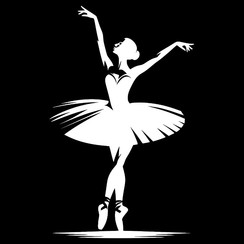 Danseuse avec élégance et pose de danse classique