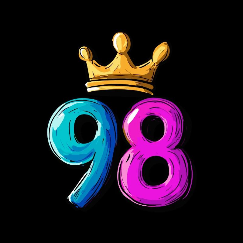 98 Number Jersey Crown