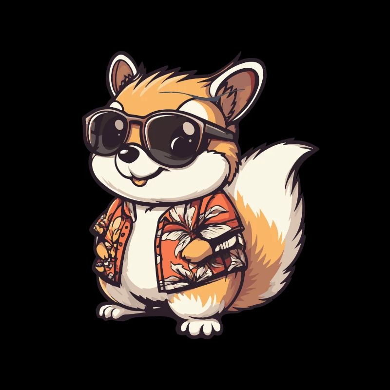 Squirrel Comic Holiday