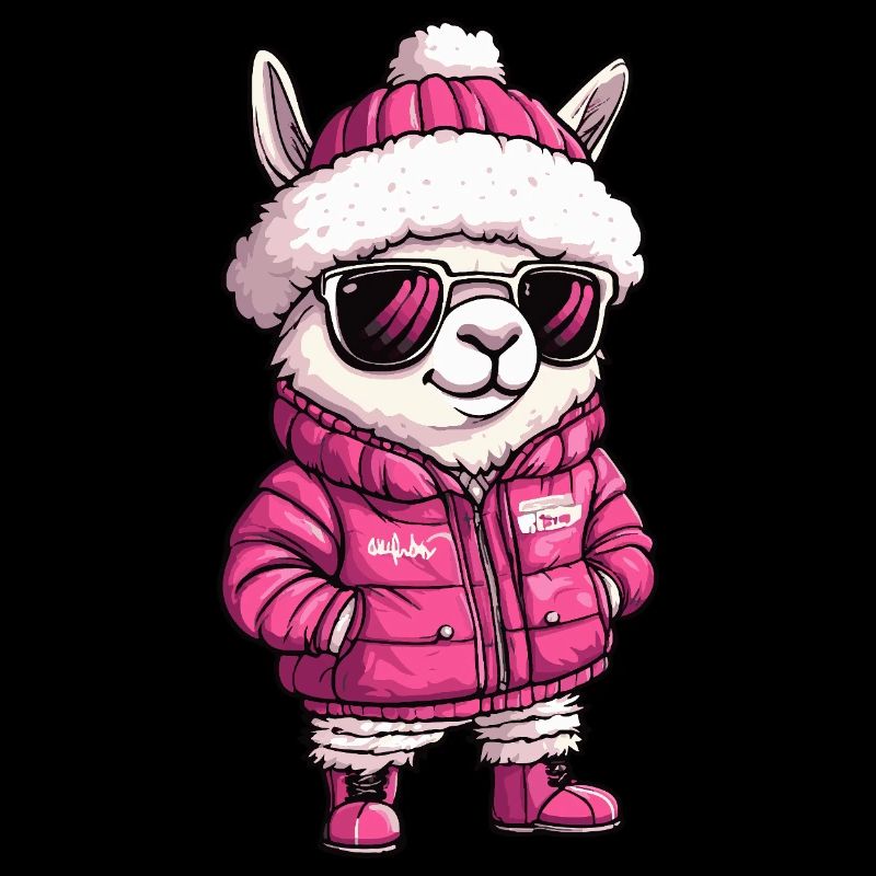 Alpaka Llama Cool Comic