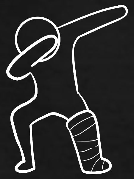 Broken leg