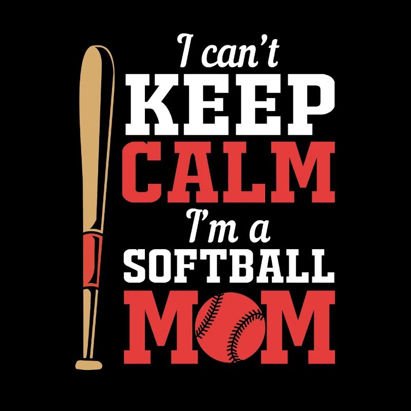 Maman de softball Maman de softball