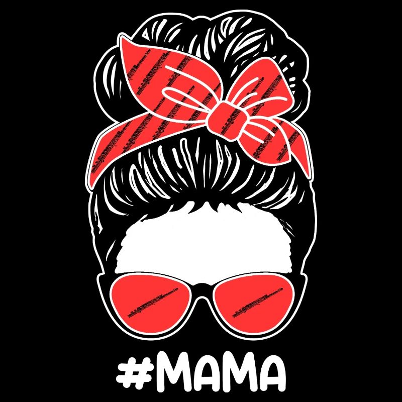 Flötist Mama Mutter Querflöte