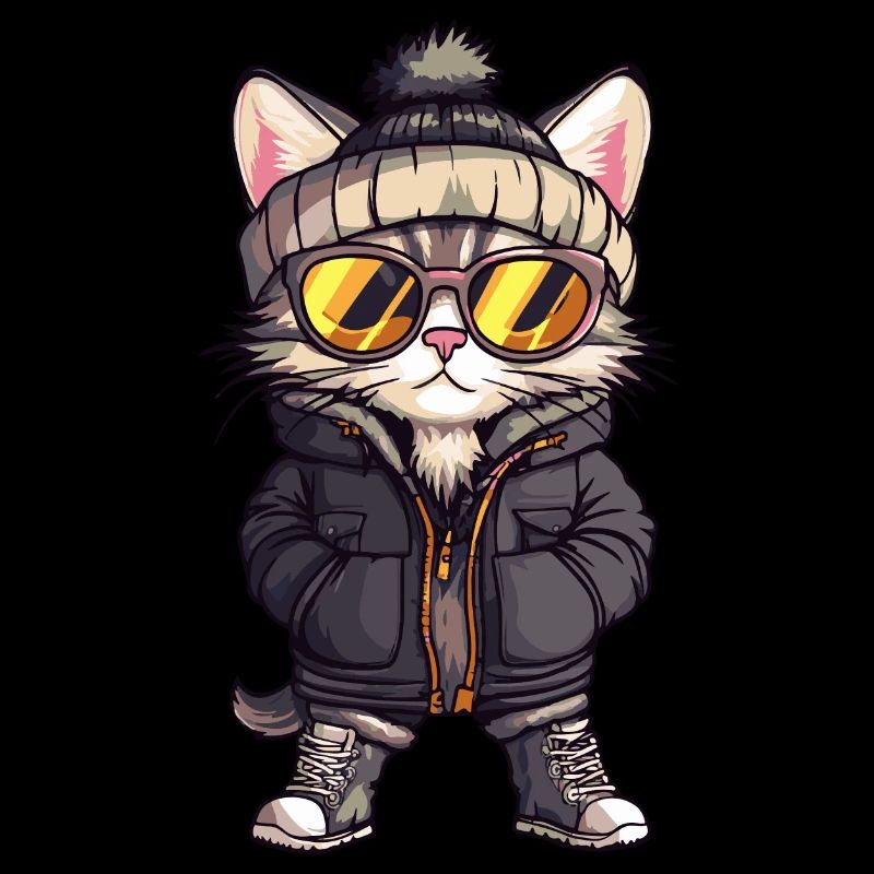 Cat Winter Comic
