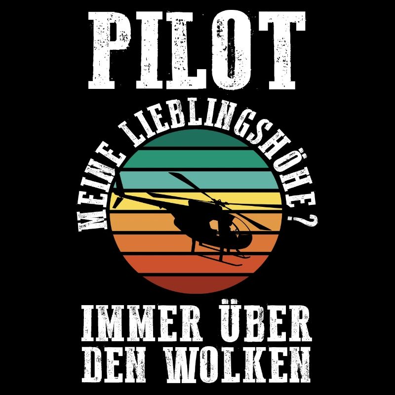 Pilote aux commandes Hélicoptère Aviateur Hélicoptère