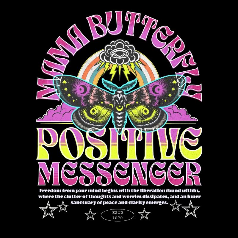 Mama Schmetterling positiv