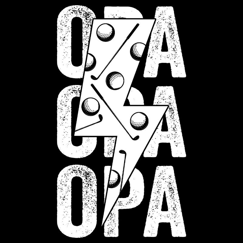 Golfspieler Opa Golf