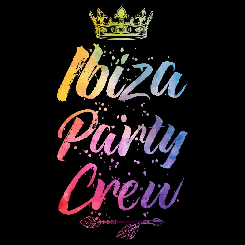 Ibiza Party Crew Coloré