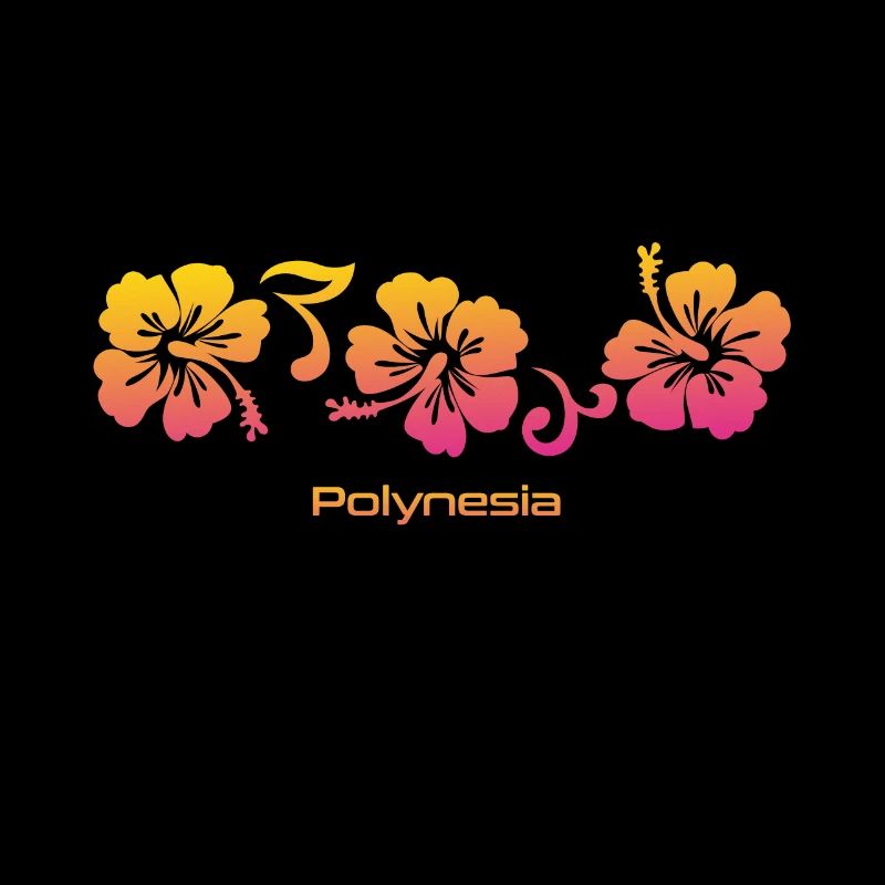 Polynesia Hibiscus Souvenir Vacation
