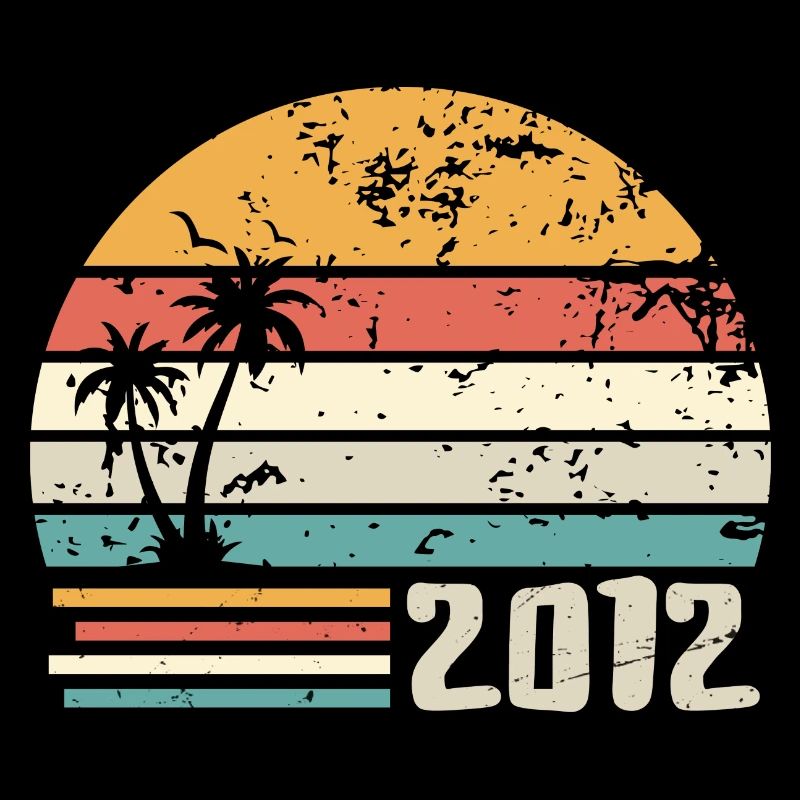 2012 Geburtstagsgeschenk - Made in 2012 Retro 2012