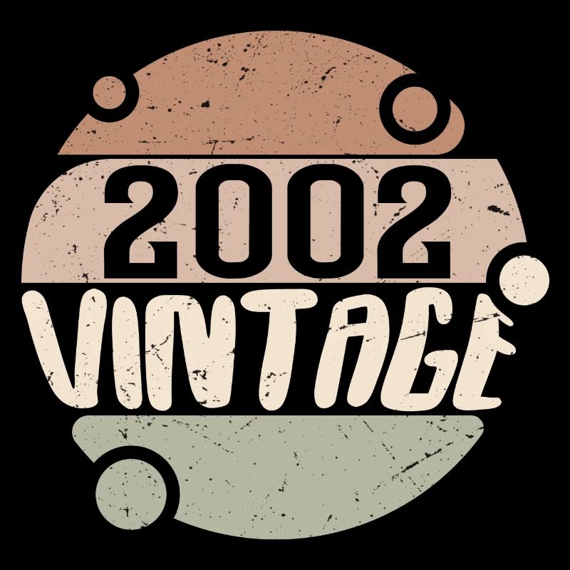 Vintage 2002 Cadeaux rétro 2002 millésime 2002