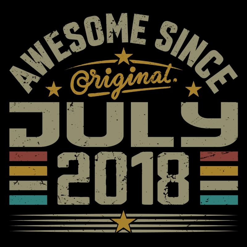 Baujahr Juli 2018 | Juli 2018 Geschenk
