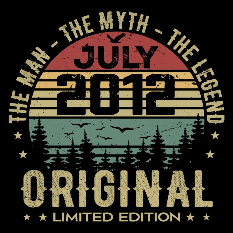 Juli 2012 Geburtstagsgeschenk Geboren im Juli