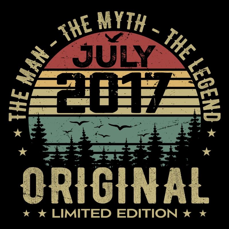 Juli 2017 Geburtstagsgeschenk Geboren im Juli