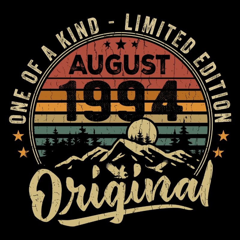 August 1994 Geburtstagsgeschenk 1994 Legenden August