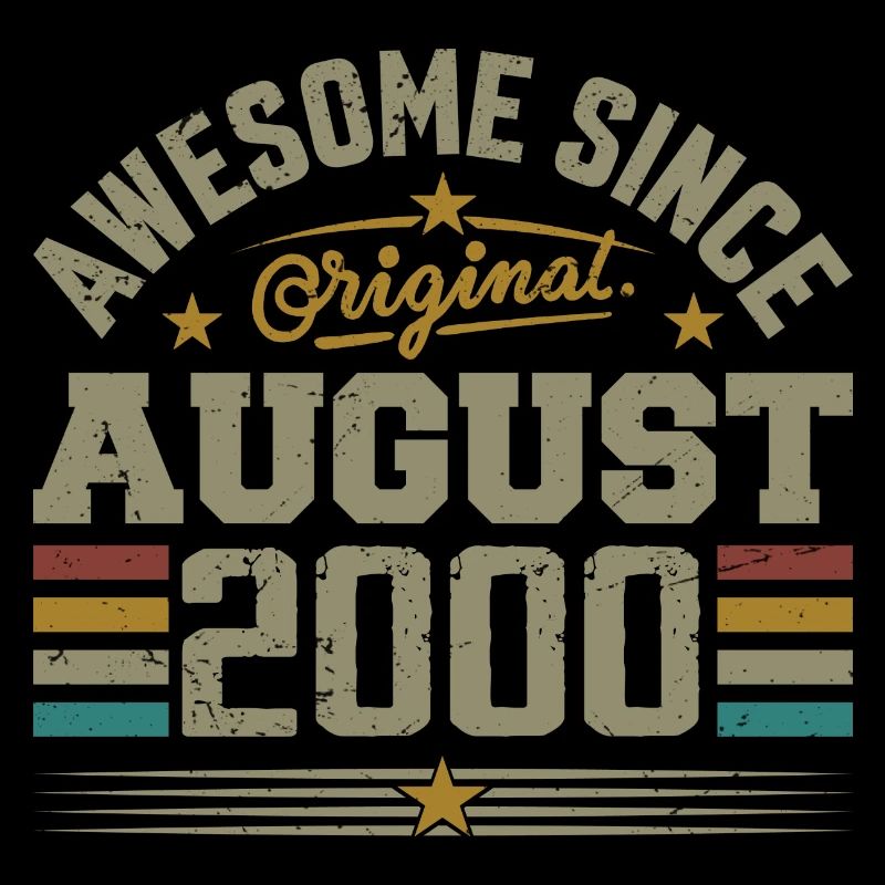 August 2000 Jubiläum August 2000 August 2000 Retro