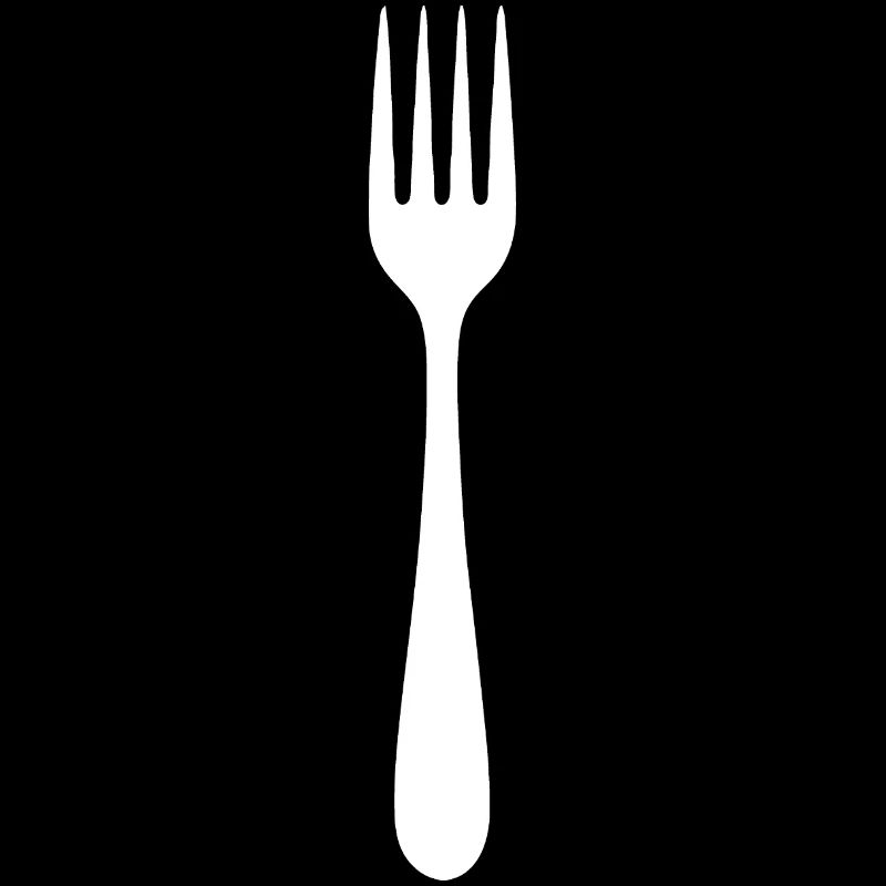 Cool Fork Silhouettes Design