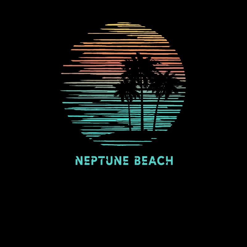Neptune Beach Florida Cool Souvenir Vacation