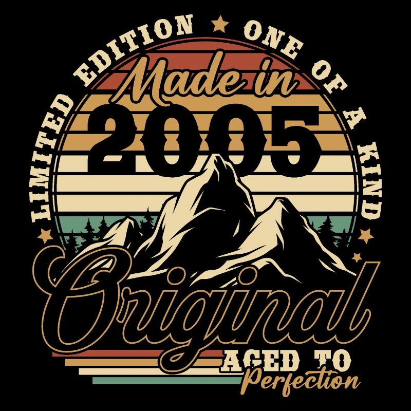 Original 2005 Vintage Retro Anniversary