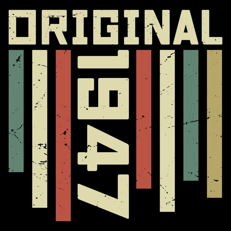 1947 Retro-Geschenk 1947 Geburtstagsgeschenk 77 Jahre