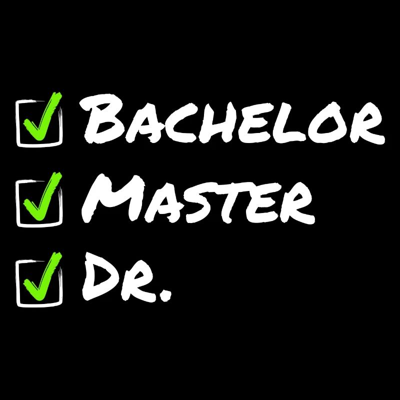 Bachelor Master Dr - Lustige Abschlusspromotion