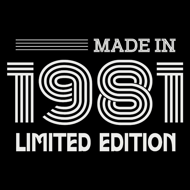 1981 Geburtstagsgeschenk 1981 Geschenkidee