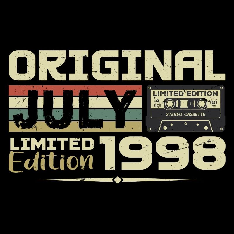 Juli 1998 Geburtstagsgeschenk Geboren im Juli