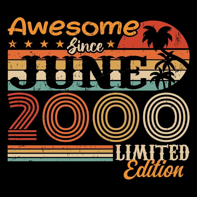 Juin 2000 Retro Vintage Juni 2000 anniversaire
