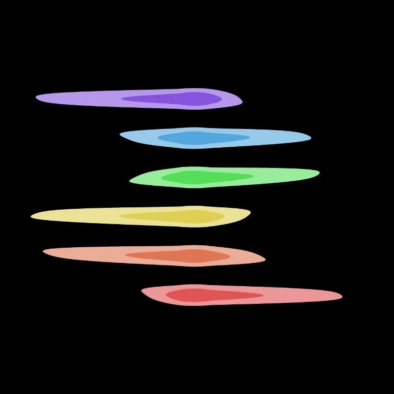 Art créatif arc-en-ciel