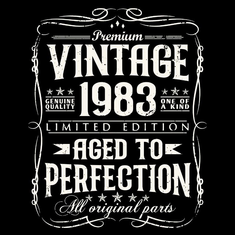 Born in 1983 Vintage Birthday Gift