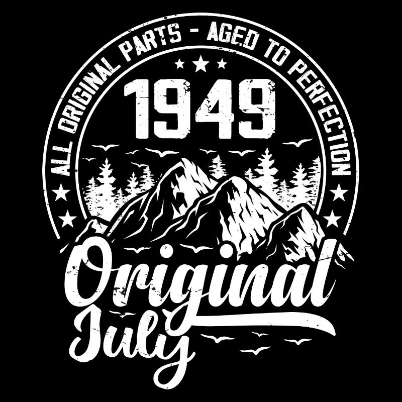 juillet 1949 Original : 75 Ans Cadeau d'Anniversai