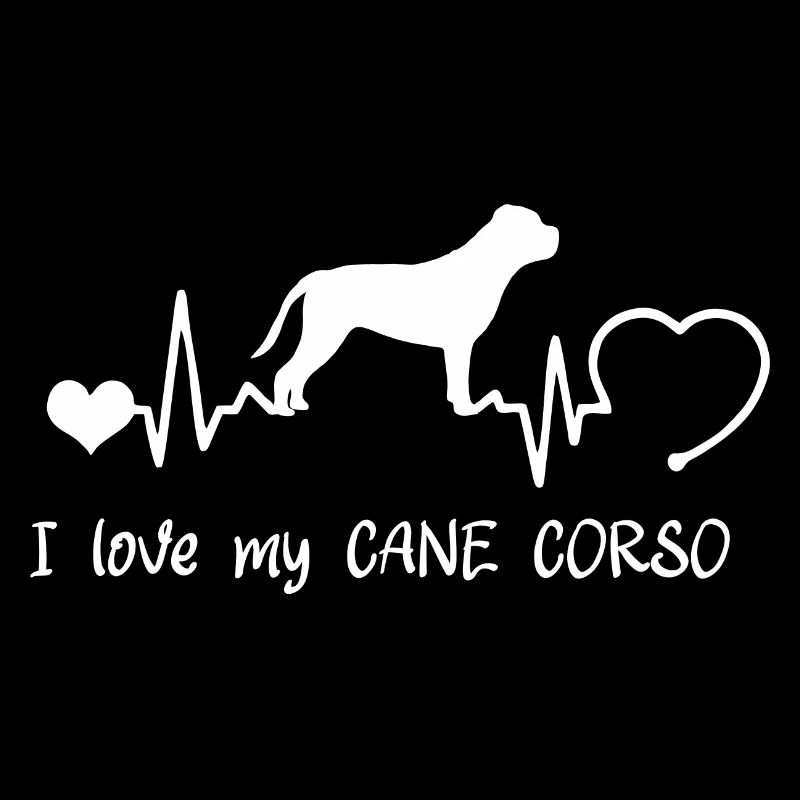 Cane Corso mit Herzschlag