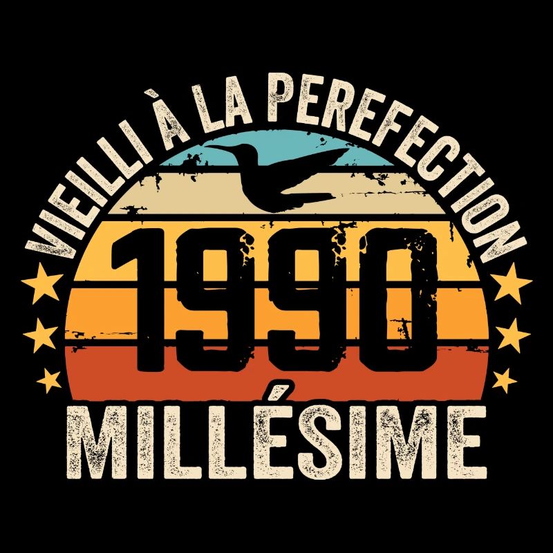 Millésime 1990 Cadeau D’anniversaire Rétro 1990
