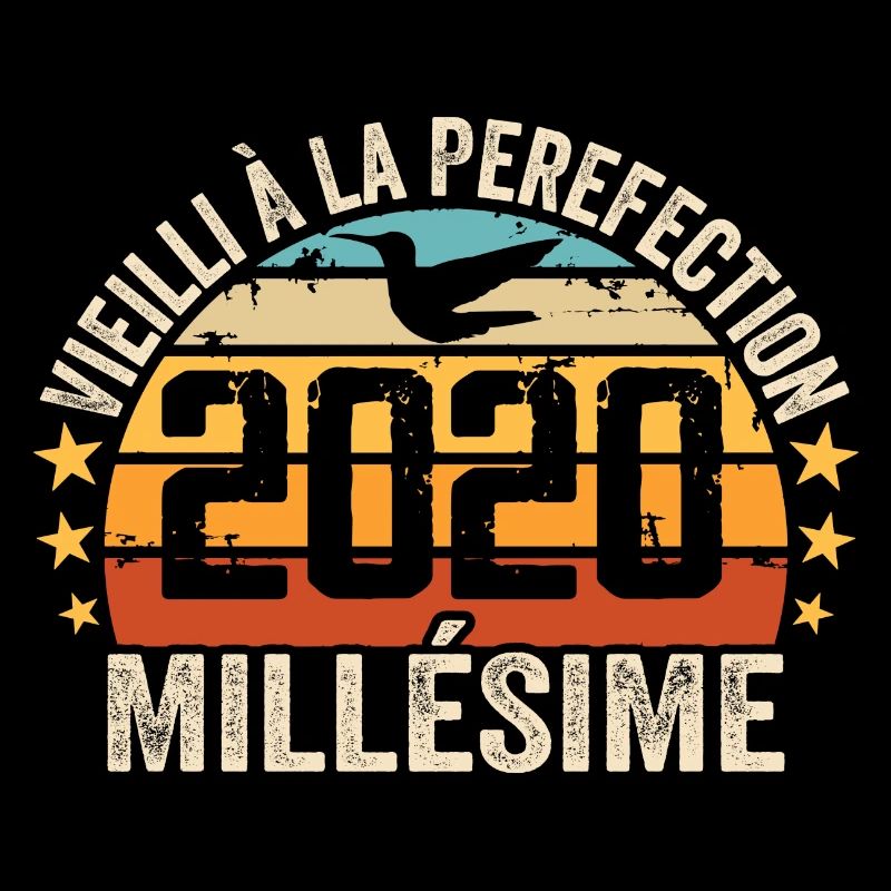 Millésime 2020 Cadeau D’anniversaire Rétro 2020