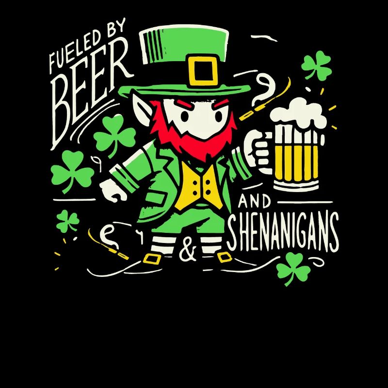 Fête de la Saint-Patrick avec de la bière et des blagues