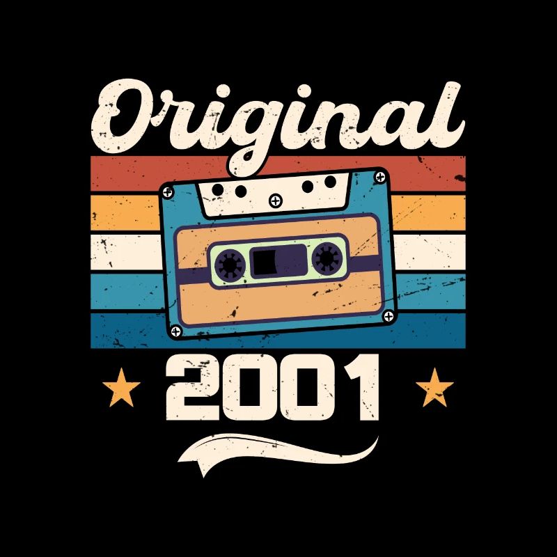 Geboren Geschenk Original 2001 Geschenkidee 2001