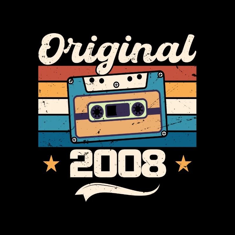 Geboren Geschenk Original 2008 Geschenkidee 2008