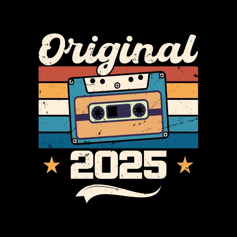 Geboren Geschenk Original 2025 Geschenkidee 2025