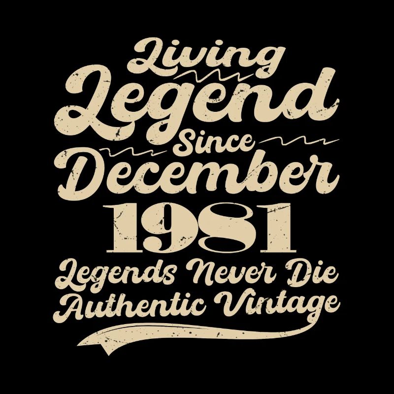 Es war einmal eine Legende. Dezember 1981 Geburts