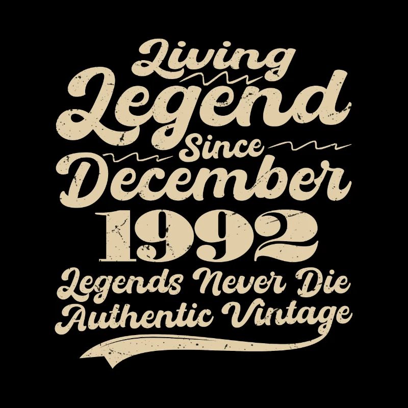 Es war einmal eine Legende. Dezember 1992 Geburts