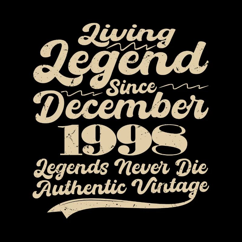 Once upon a time there was a legend. December 1998 Birth