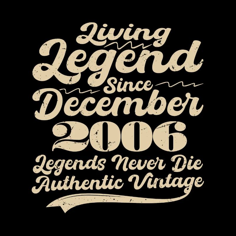 Once upon a time there was a legend. December 2006 Birth