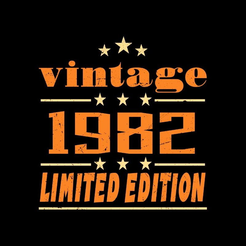 1982 Vintage Retro Birthday Bday Gift 1982