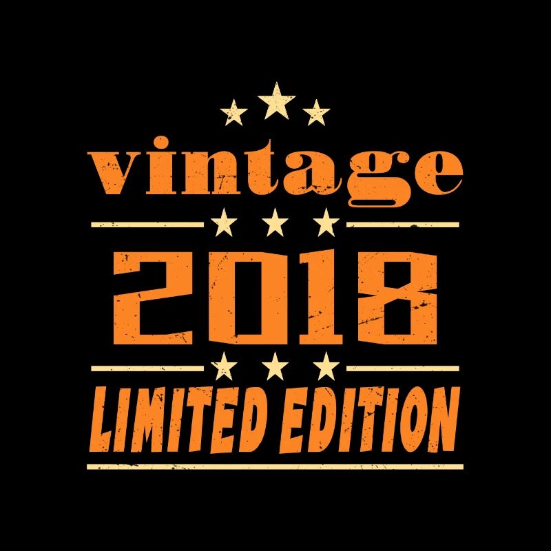 2018 Vintage Retro Geburtstag Bday Geschenk 2018