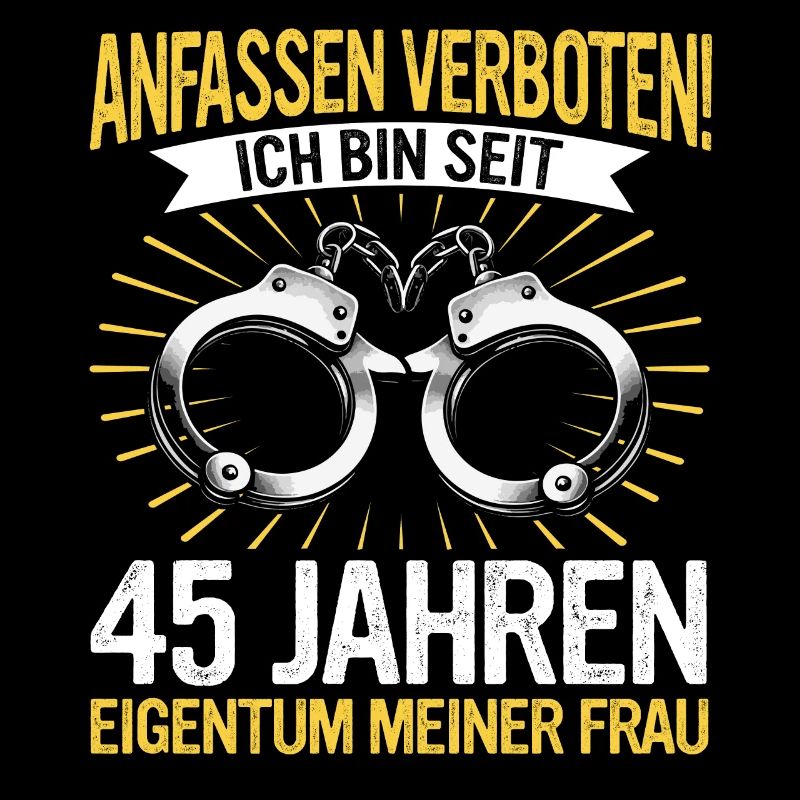 45 Hochzeitstag Jahrestag Ehemann Ehefrau