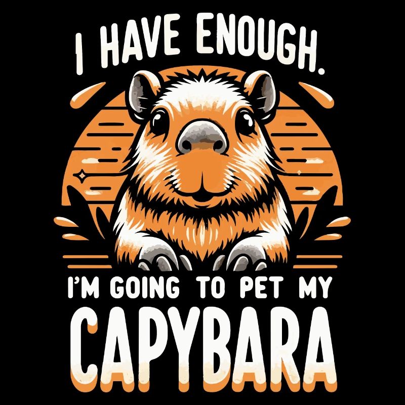 Capybara Wasserschwein Nagetier Tier