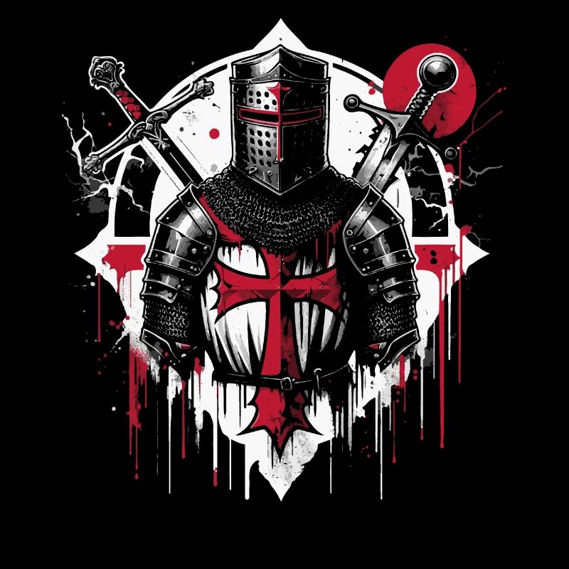 Deus Vult Crusader Knights Templar Middle Ages